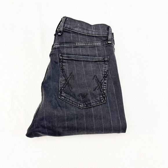 McGuire Newton Skinny Striped Denim Jeans Charcoal Size 27 - Picture 1 of 10